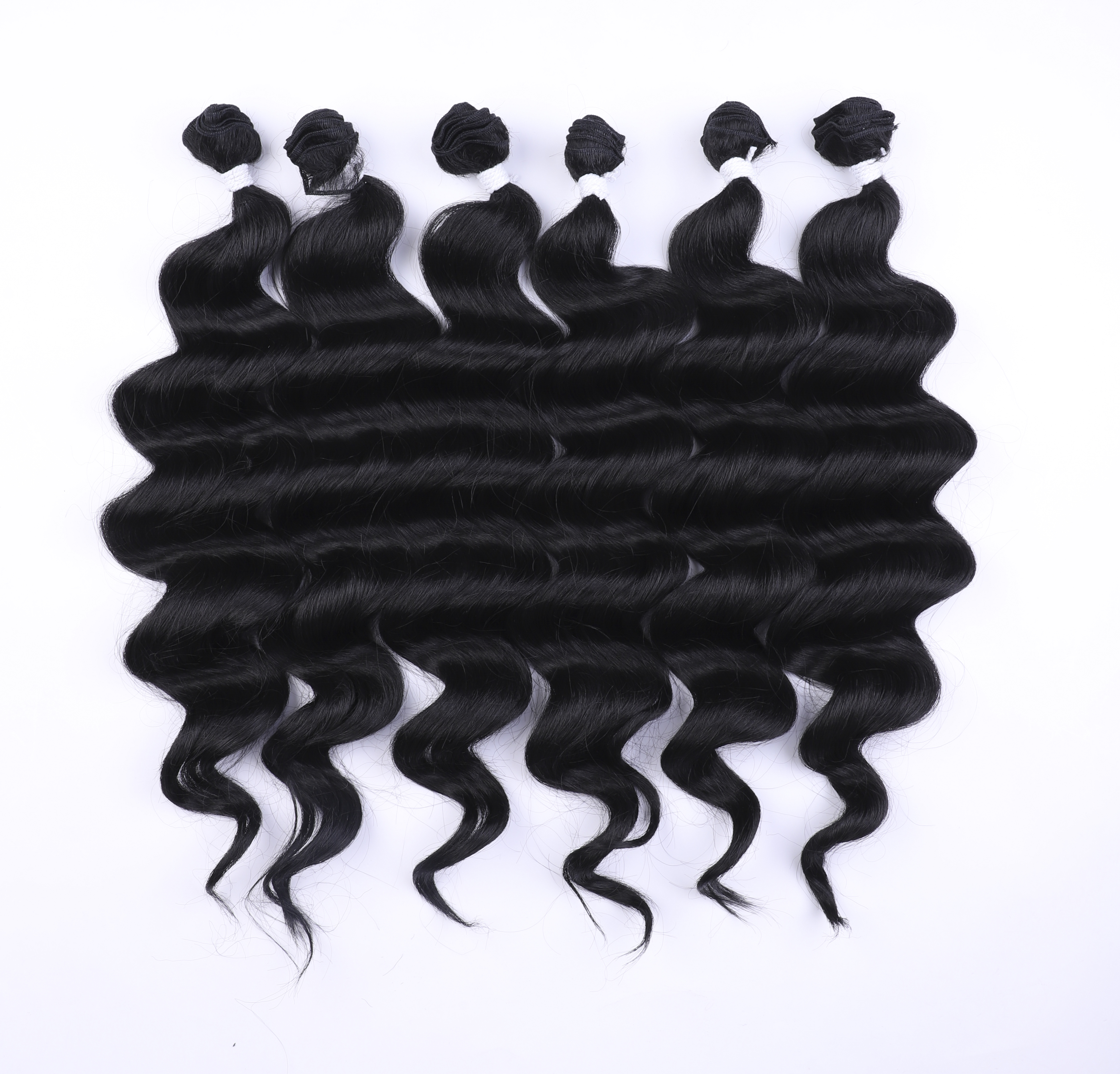 Vlasové třásně CLASSIC PERM KEEN #1B (6 svazků )60cm -260g
