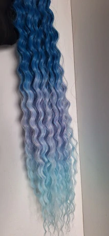 Vlnitý kanekalon Ariel BLUE LAGOON 300g