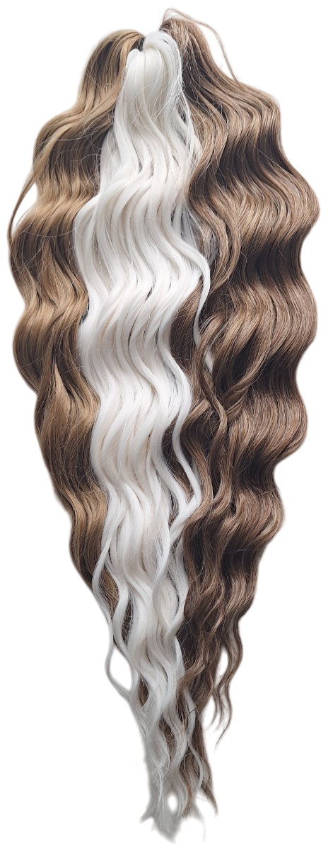 Anna BRAIDING SHOP 47(LINEN104+LINEN260+WHITE) (300g,55cm)
