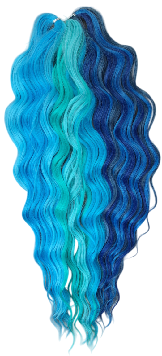 Anna BLUE-GREEN MIX (300g,55cm)