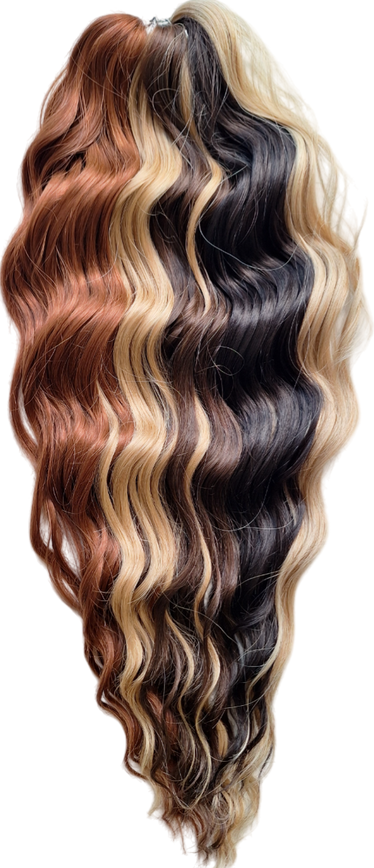 Anna BRAIDING SHOP X(P30/BROWN152+P-BROWN184+(P-M2+4/613F) (300g,55cm)