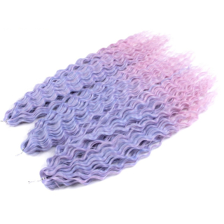 Vlnitý kanekalon Ariel T-BPink 1 (100g,80cm)