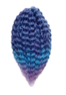 Vlnitý kanekalon Ariel T-PBlue4 100g