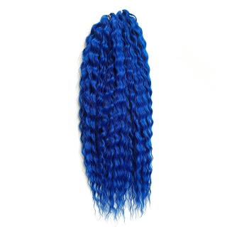 Vlnitý kanekalon Ariel Blue 2 (100g,55cm)