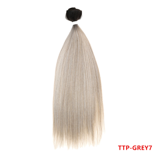 Vlasové třásně TTP-GRAY7  70cm