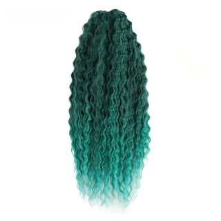 Vlnitý kanekalon Ariel T-DGreen 1 (100g,80cm)