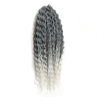 Vlnitý kanekalon Ariel T1B-RWhite 5 (100g,80cm)