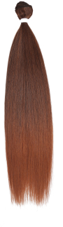 Vlasové třásně T-BROWN53 70cm