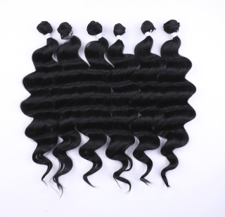 Vlasové třásně CLASSIC PERM KEEN #1B (6 svazků )60cm -260g
