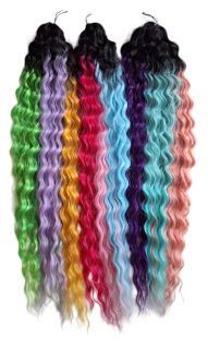 Vlnitý kanekalon Ariel AURORA GLOW 300g