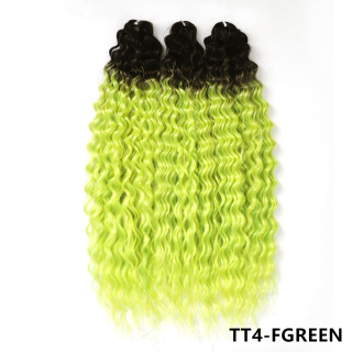 Vlnitý kanekalon Ariel TT4-FGREEN 300g