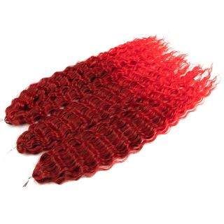 Vlnitý kanekalon Ariel T1B-Red 300g