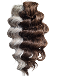 Manasi BRAIDING SHOP #9(56F+LINEN164+DBROWN19)(300g, 50cm)