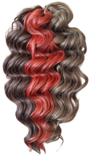 Manasi BRAIDING SHOP #23(BROWN78+BROWN77+AMBER RED)(300g, 50cm)