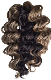 Manasi BRAIDING SHOP #31(FCYAN3+FCYAN2+CHOCOLATE BROWN)(300g, 50cm)