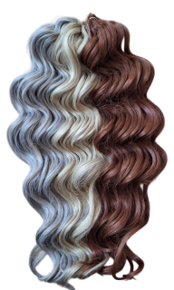 Manasi BRAIDING SHOP #46(DBROWN19+DBROWN41+LB25(300g, 50cm)