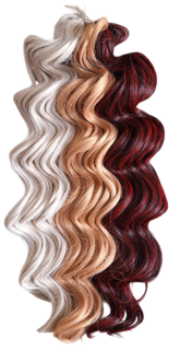 Manasi BRAIDING SHOP #53(56C+DRED5+LORANGE1)(300g, 50cm)