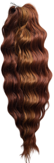 Anna BRAIDING SHOP 32(CHESTNUT6+CHESTNUT4+H037) (300g,55cm)