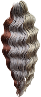 Anna BRAIDING SHOP 49(IGRAY14+SGREY21+BRONZE34) (300g,55cm)