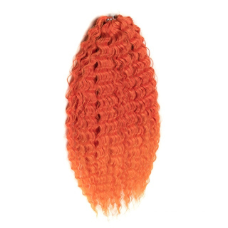 Vlnitý kanekalon Ariel TRed-Orange (300g,80cm)