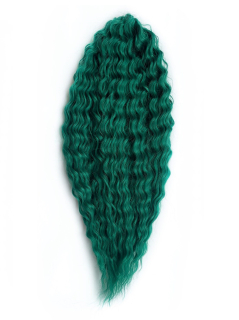 Vlnitý kanekalon Ariel GGreen 11 (100g,55cm)