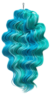 Manasi BLUE-GREEN MIX 2 (100g, 50cm)
