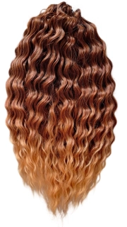 Vlnitý kanekalon Ariel BORANGE1 (300g,40cm)