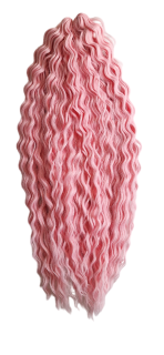 Vlnitý kanekalon Ariel PINK4  100g