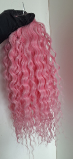 Vlnitý kanekalon Ariel PINK14 (100g, 40cm)