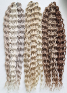 Vlnitý kanekalon Ariel BRAIDING BLOND MIX (9 barev) (300g)