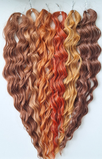 Surf Wave GINGER MIX(ORANGE10,CHESTNUT(4,6)LORANGE3,BRONZE29,CORANGE11)(300g,55cm)