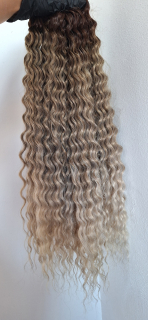 Vlnitý kanekalon Ariel BROWN/ASH BLOND (55CM,100g)