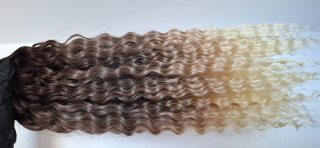 Vlnitý kanekalon Ariel BROWN/LINEN102 (55CM,100g)