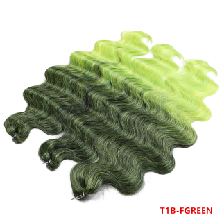 Body Wave/Hollywood T1B-FGREEN (100g,55cm)